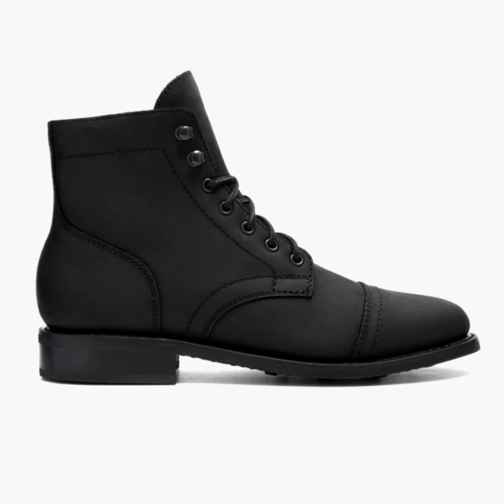 Women's Thursday Boots, Captain, Size 9.5, Matte Black - Picture 4 of 6